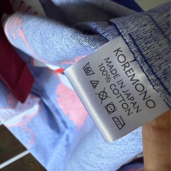 KOREMONO KIMONO Womens Ume Yukata (Standard), Lightweight Summer Robe, Size MW - Picture 8 of 11